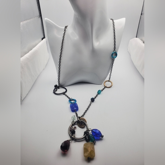Chicos blue crush dangle necklace N1332‎ - Picture 1 of 3